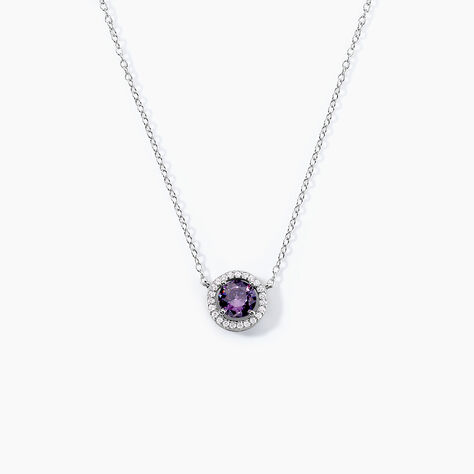 Collier Argent Blanc Rio Copacabana Oxyde De Zirconium - Colliers fantaisie Femme | Histoire d’Or