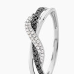 Bague Valencia Or Blanc Diamant - Bagues avec pierre Femme | Histoire d&rsquo;Or