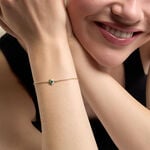 Bracelet Obeline Argent Dor&eacute; A L'Or 750/1000 Malachite - F&ecirc;te des m&egrave;res Femme | Histoire d&rsquo;Or