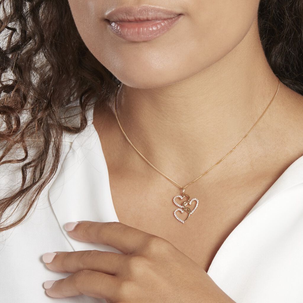 Pendentif Lovely Or Jaune Oxyde De Zirconium - Pendentifs Femme | Histoire d’Or