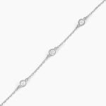 Bracelet Iseline Argent Blanc Oxyde De Zirconium - Bracelets Femme | Histoire d&rsquo;Or