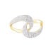 Bague Boucle D'or Or Jaune Oxyde De Zirconium - Bagues avec pierre Femme | Histoire d’Or