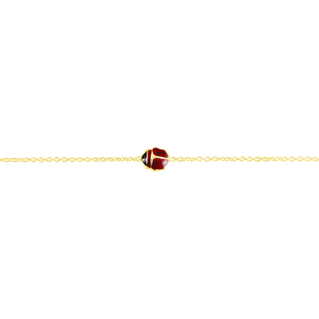 Bracelet Helidie Coccinelle Or Jaune - Bracelets Enfant | Histoire d&rsquo;Or