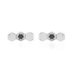 Boucles D'oreilles Pendantes Ondina Argent Blanc Oxyde De Zirconium - Boucles d'oreilles fantaisie Femme | Histoire d&rsquo;Or