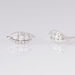 Boucles D'oreilles Puces Eternite Or Blanc Diamant - Clous d'oreilles Femme | Histoire d’Or