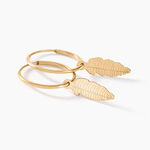 Cr&eacute;oles Belita Or Jaune - Boucles d'oreilles cr&eacute;oles Femme | Histoire d&rsquo;Or