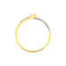 Bague Selene Or Bicolore Diamant - Bagues solitaires Femme | Histoire d’Or