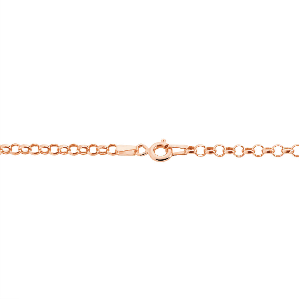 Bracelet Jodie Maille Jaseron Or Rose - Bracelets chaîne Femme | Histoire d’Or