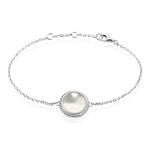 Bracelet Laetizia Celine Argent Blanc Nacre - Bracelets Femme | Histoire d&rsquo;Or