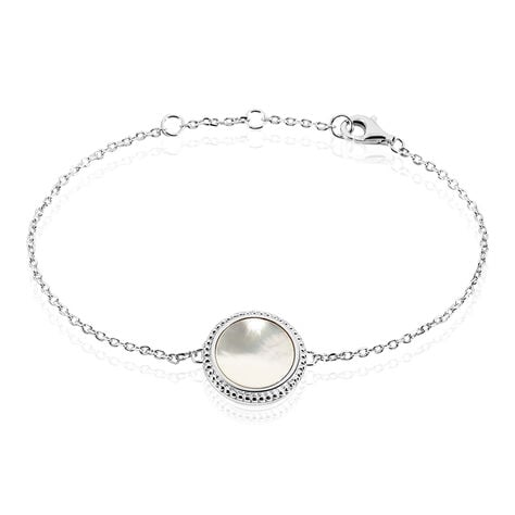 Bracelet Laetizia Celine Argent Blanc Nacre - Bracelets Femme | Histoire d&rsquo;Or