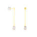 Boucles D'oreilles Pendantes Adriette Or Jaune Perle De Culture - Boucles d'oreilles pendantes Femme | Histoire d’Or