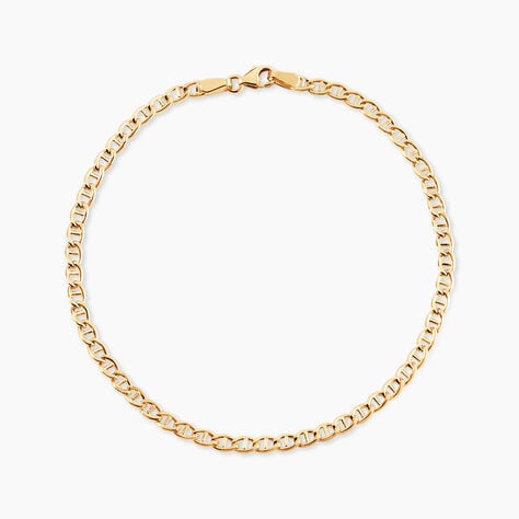 Bracelet Or Jaune Capucin Maille Marine - Bracelets chaîne Femme | Histoire d’Or