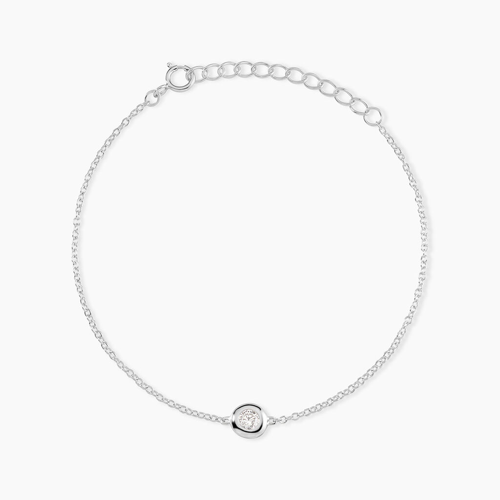 Bracelet Argent Laureano Oxydes De Zirconium - Bracelets Femme | Histoire d&rsquo;Or