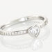 Bague Solitaire Mathylda Argent Blanc Oxyde De Zirconium - Bagues solitaires Femme | Histoire d’Or