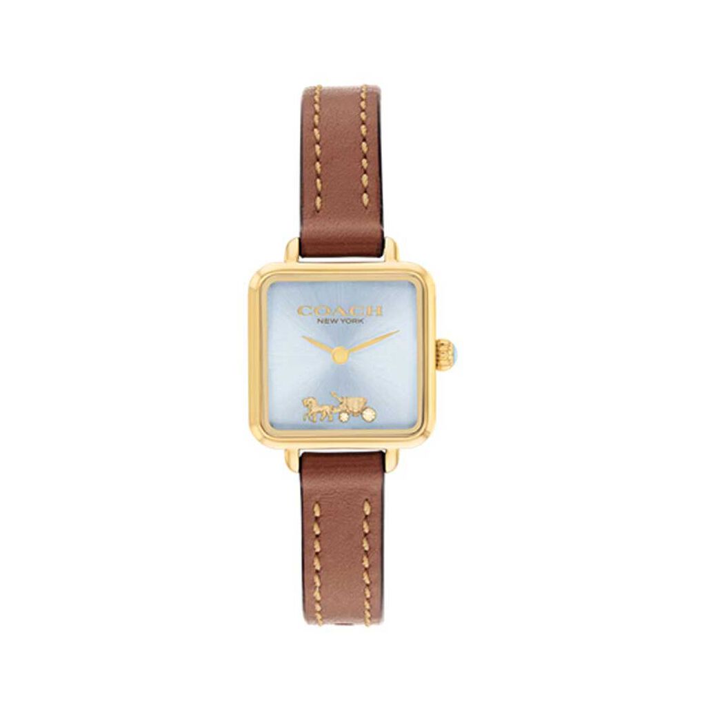Montre Coach Cass Bleu Sky - Id&eacute;es cadeaux Femme | Histoire d&rsquo;Or