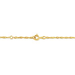 Bracelet Identit&eacute; Ericka Maille Singapour Or Jaune - Bracelets Communion Enfant | Histoire d&rsquo;Or