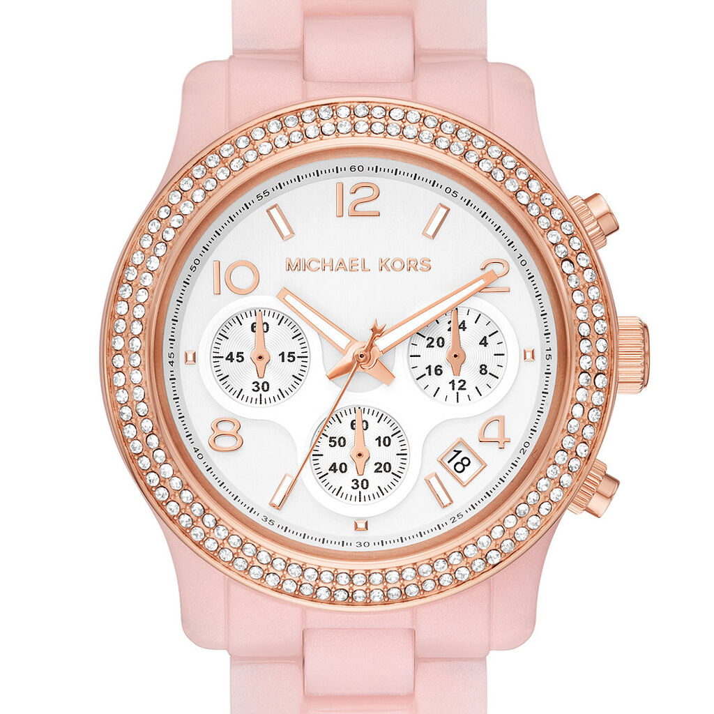 Montre Michael Kors Runway Blanc - Montres Femme | Histoire d’Or