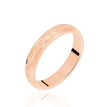 Alliance Laura Ruban Plat Or Rose
