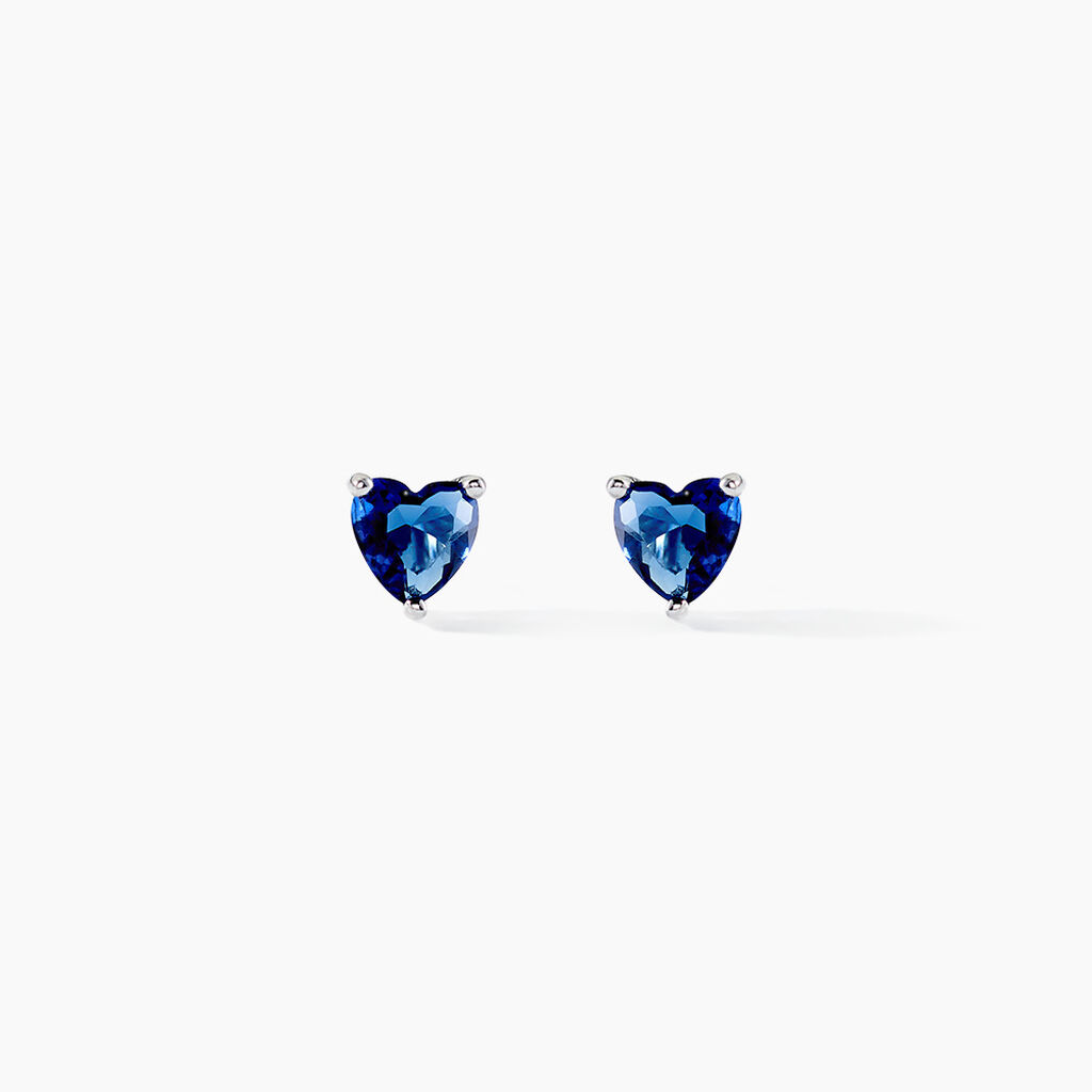Boucles D'oreilles Kelvyn Argent Blanc Oxyde - Boucles d'oreilles fantaisie Femme | Histoire d’Or