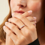 Bague Eclat D'Aurore Argent Blanc Oxyde De Zirconium - Bagues avec pierre Femme | Histoire d&rsquo;Or