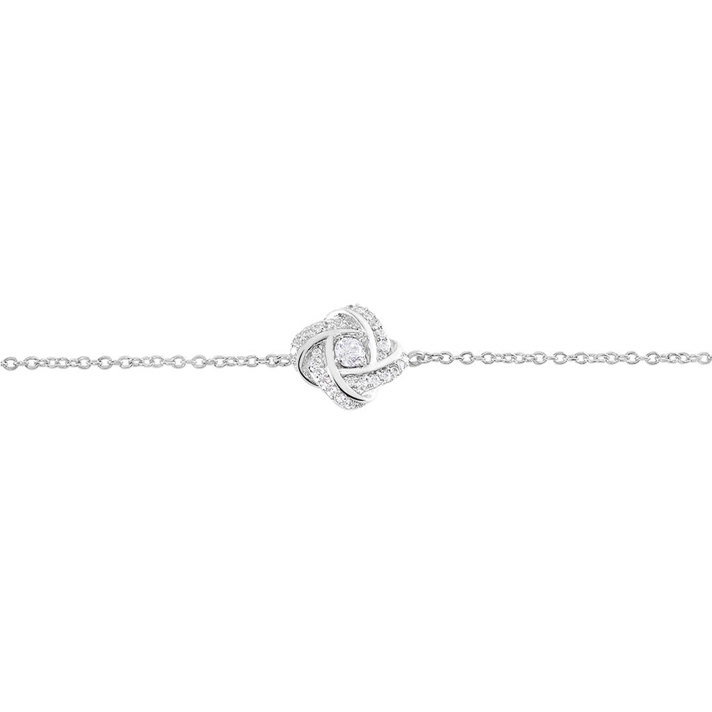 Bracelet Anasthase Argent Blanc Oxyde De Zirconium - Bracelets fantaisie Femme | Histoire d’Or
