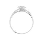 Bague Or Blanc Rosalane Diamants - Bagues avec pierre Femme | Histoire d&rsquo;Or