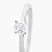 Bague Aphrodite Ld Platine Blanc Diamant Synthétique - Bagues solitaires Femme | Histoire d’Or