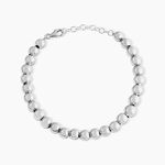 Bracelet Ciska Argent Blanc - Bracelets Femme | Histoire d&rsquo;Or