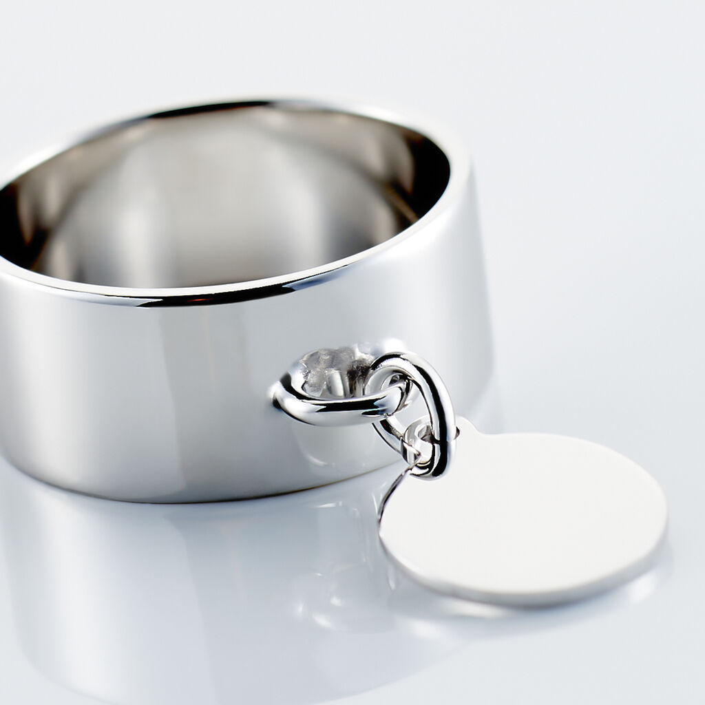 Bague Cecil Argent Blanc - Bagues fantaisie Femme | Histoire d&rsquo;Or