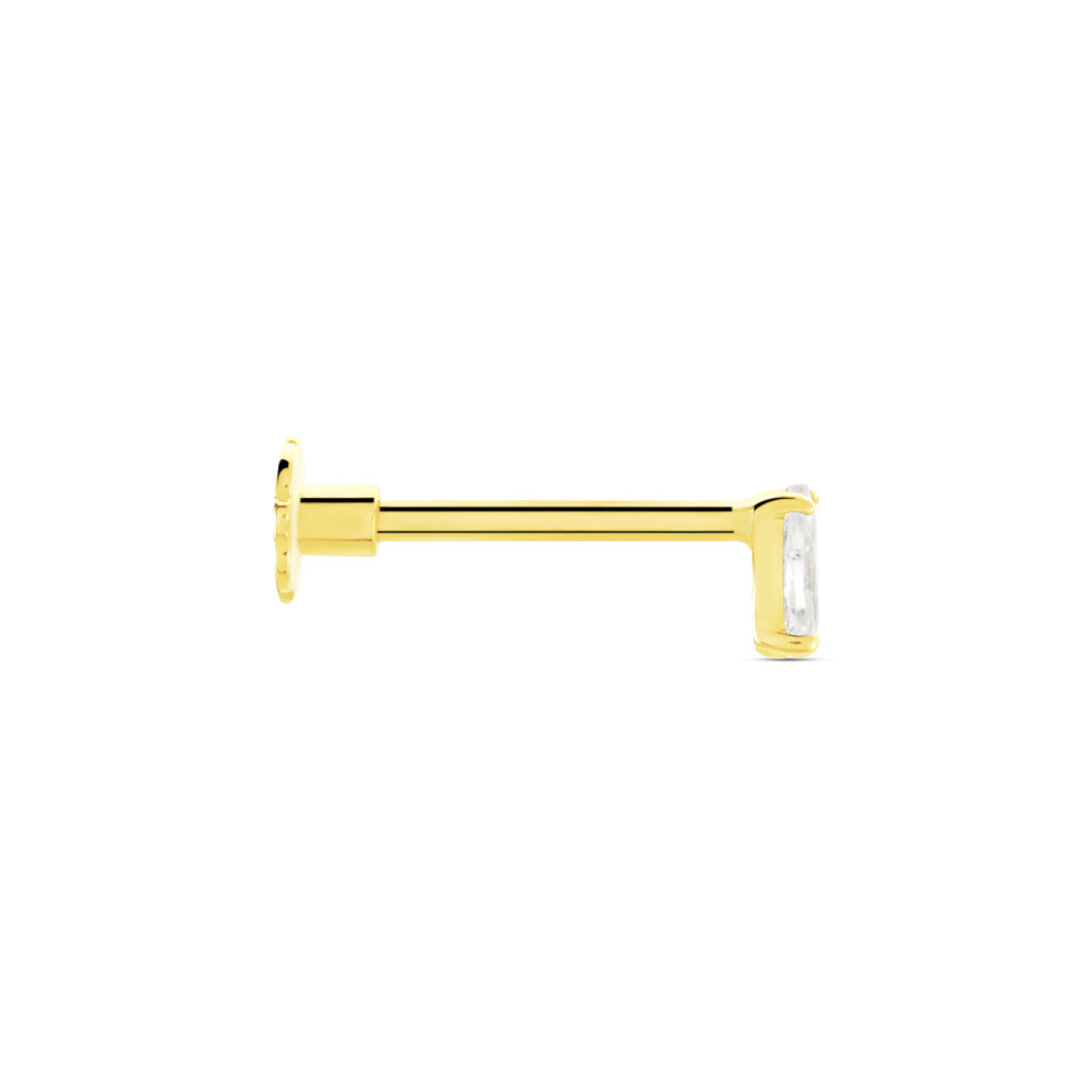 Piercing D'oreille Or Jaune Albiza Oxyde De Zirconium - Bijoux Femme | Histoire d’Or