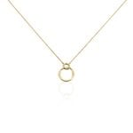 Collier Essia Plaque Or Jaune Oxyde De Zirconium - Colliers fantaisie Femme | Histoire d&rsquo;Or