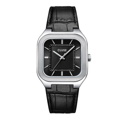 Montre Cluse Quadrus Noir - Nouveautés Homme | Histoire d’Or