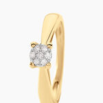 Bague Solitaire Artemis Or Jaune Diamant - Bagues solitaires Femme | Histoire d&rsquo;Or