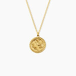 Collier Hassana Acier Jaune - Bijoux sans pierre Femme | Histoire d&rsquo;Or