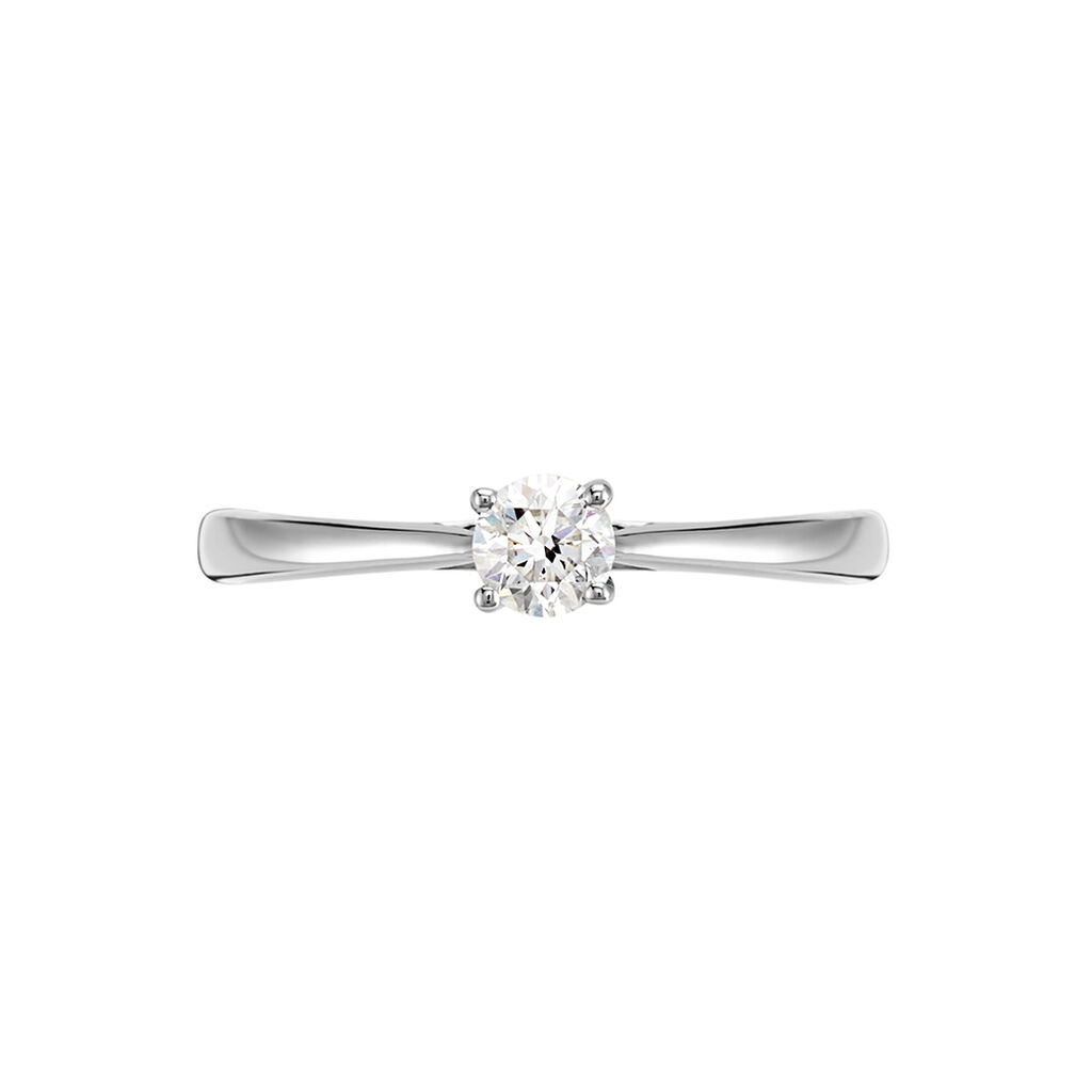 Bague Solitaire Aphrodite Platine Blanc Diamant - Bagues solitaires Femme | Histoire d’Or