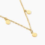 Collier Materra Acier Jaune - Bijoux sans pierre Femme | Histoire d&rsquo;Or