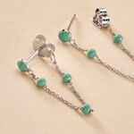 Boucles D'oreilles Pendantes Polka Argent Blanc - Boucles d'oreilles fantaisie Femme | Histoire d&rsquo;Or