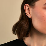 Boucles D'Oreilles Puces Rodolph Or Jaune Oxyde De Zirconium - Clous d'oreilles Femme | Histoire d&rsquo;Or