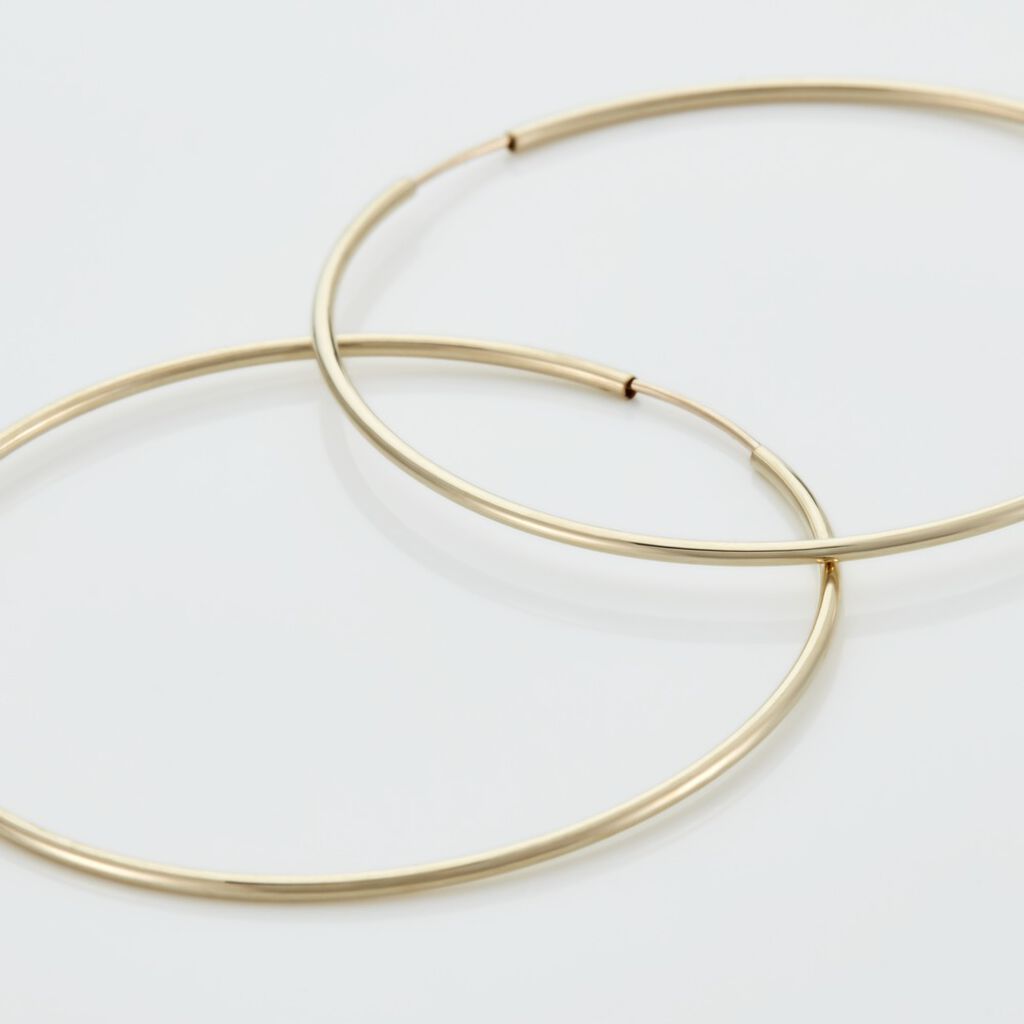 Créoles Dominae Flexible Or Jaune - Boucles d'oreilles créoles Femme | Histoire d’Or