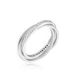 Bague Tahti Argent Blanc Oxyde De Zirconium - Bagues avec pierre Femme | Histoire d&rsquo;Or