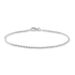 Bracelet Cacilda Maille Corde Argent Blanc