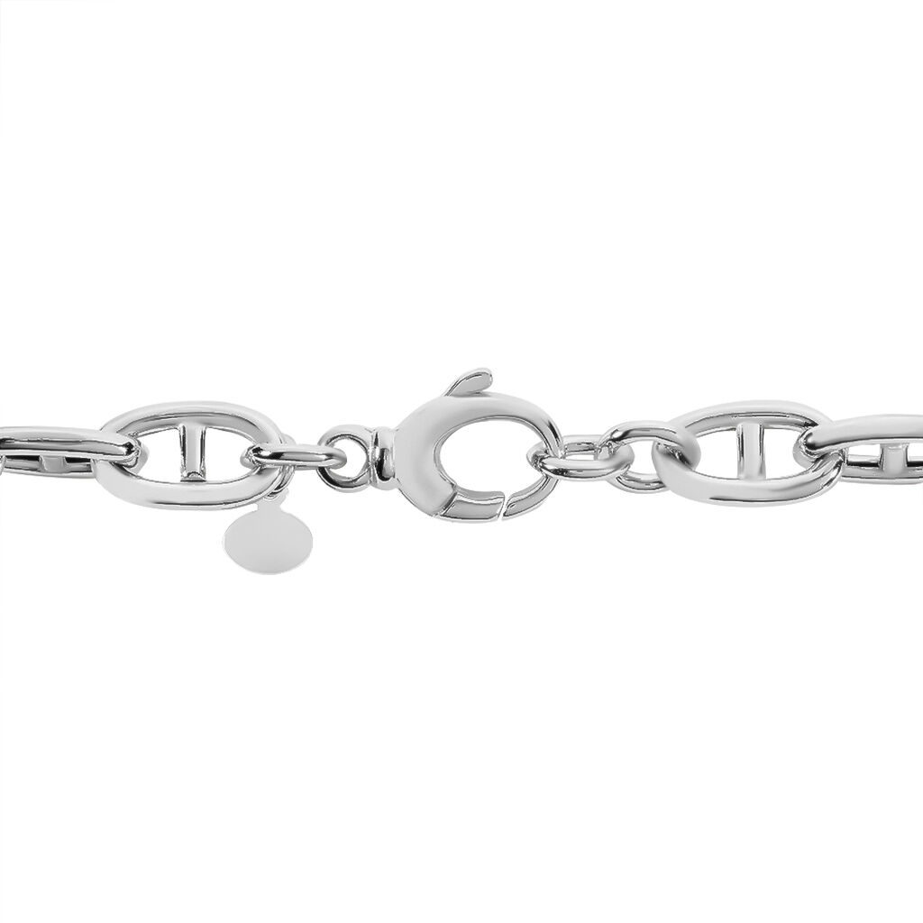 Bracelet Nazima Maille Marine Argent Blanc - Bracelets Femme | Histoire d’Or