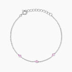 Bracelet Borya Argent Blanc Oxyde De Zirconium - Bracelets Femme | Histoire d&rsquo;Or