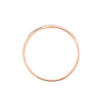 Bague Solena Or Rose Diamant - Bagues solitaires Femme | Histoire d&rsquo;Or