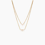 Collier Waouh Plaqu&eacute; Or Jaune Oxyde De Zirconium - Colliers Femme | Histoire d&rsquo;Or