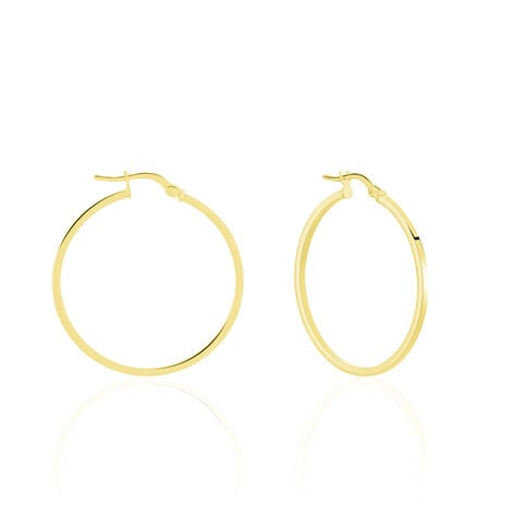 Créoles Thyrza Or Jaune - Boucles d'oreilles créoles Femme | Histoire d’Or