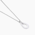 Collier Peer Argent Blanc Oxyde De Zirconium - Colliers fantaisie Femme | Histoire d&rsquo;Or