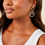 Boucles D'oreilles Pendantes Judie Acier Jaune - Boucles d'oreilles fantaisie Femme | Histoire d&rsquo;Or