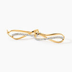 Cr&eacute;oles Domitilla Or Jaune Strass - Boucles d'oreilles cr&eacute;oles Femme | Histoire d&rsquo;Or