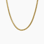 Collier Samara Acier Jaune - Bijoux sans pierre Femme | Histoire d&rsquo;Or